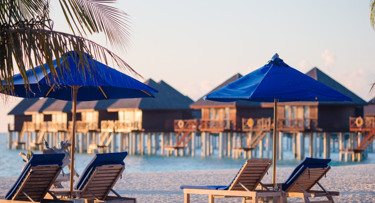 sunbeds and umbrellas at beautiful tropical resort 2025 02 25 03 19 05 utc 1