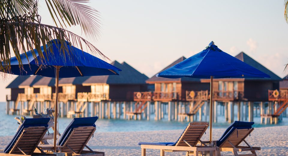 sunbeds and umbrellas at beautiful tropical resort 2025 02 25 03 19 05 utc 1