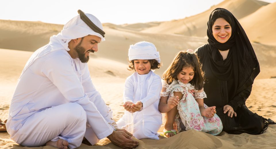 arabian family in the desert 2025 03 18 14 19 44 utc