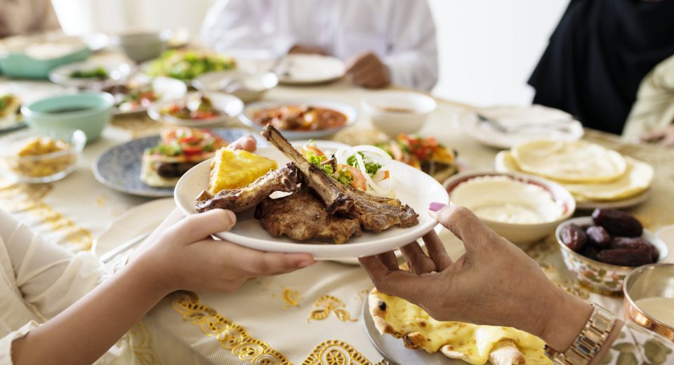 muslim family having a ramadan feast 2025 02 10 09 13 02 utc